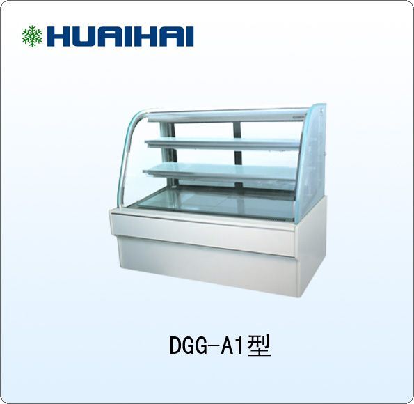 K-A1型白色大理石圓弧蛋糕柜